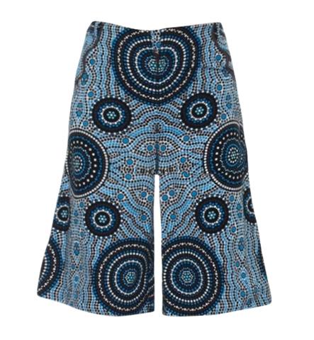 Oxford Blue Gaucho Pants