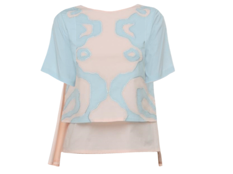 Aaliyah Embroidered Handkerchief Top