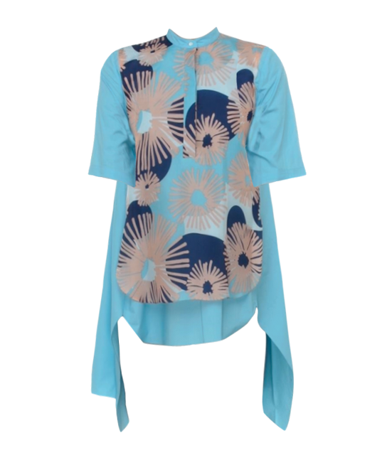 Anika Layered Handkerchief Top